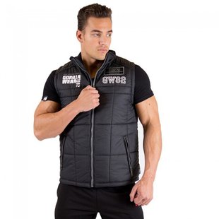 Спортивная мужская жилетка Body warmer GW82 Gorilla Wear BW-141 фото