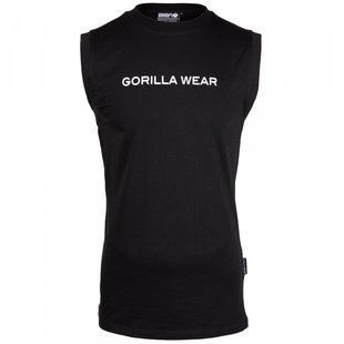 Gorilla Wear Sorrento Sleeveless (Black) спортивна чоловіча безрукавка для бодібілдингу SL-991 фото