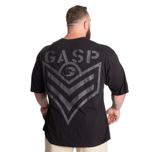 Gasp Slub Iron Tee (Black) спортивная мужская футболка для бодибилдинга. F-412 фото