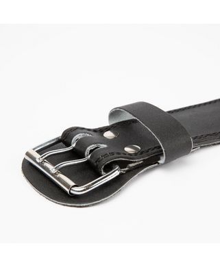 Gorilla Wear 4 Inch Padded Leather Lifting Belt (Black/Red) спортивний чоловічий ремінь для бодібілдингу PLB-1337 фото