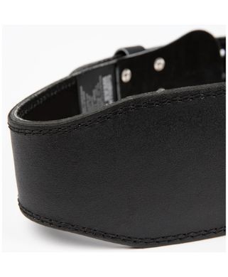Gorilla Wear 4 Inch Padded Leather Lifting Belt (Black/Red) спортивний чоловічий ремінь для бодібілдингу PLB-1337 фото