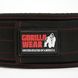 Спортивный унисекс пояс 4 Inch Nylon Belt (Black/Red) Gorilla Wear Pt-937 фото 2
