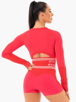 FREESTYLE LONG SLEEVE (RED), XS
