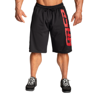 Спортивные мужские шорты Pro mesh shorts (Black/Red) Gasp MhS-346 фото