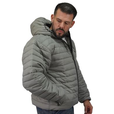 Спортивная мужская куртка Jacket "Town" (grey) Brachial KS-305 фото
