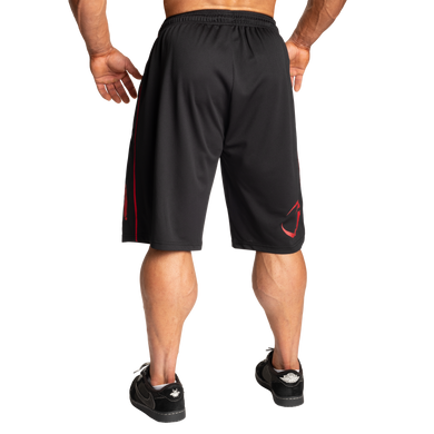 Спортивные мужские шорты Pro mesh shorts (Black/Red) Gasp MhS-346 фото