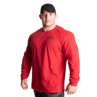 Спортивная мужская футболка Throwback LS Tee (Chili Red) Gasp F-418 фото