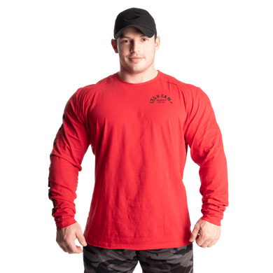 Спортивная мужская футболка Throwback LS Tee (Chili Red) Gasp F-418 фото