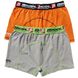 Спортивні чоловічі шорти Boxer Shorts (ORANGE & GREY)  Brachial BSH-373 фото 2