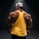 XXXL Explosivefibres OG Cotton Rib Stringer Vest (Yellow) спортивна чоловіча майка для бодібілдингу. M-1459 фото 2