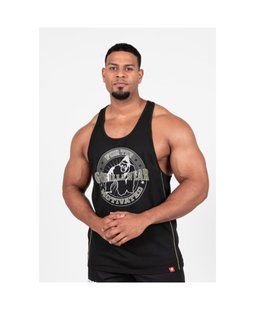 Gorilla Wear Casper Stringer (Black/Green) спортивна чоловіча майка для бодібілдингу M-1412 фото