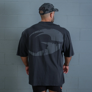 Gasp Rep Iron Tee (Washed Black) cпортивна чоловіча футболка для бодібілдингу. F-1522 фото
