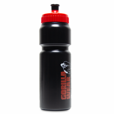 Спортивна пляшка для води Classic Sports Bottle (Black/Red) Gorilla Wear WB-683 фото