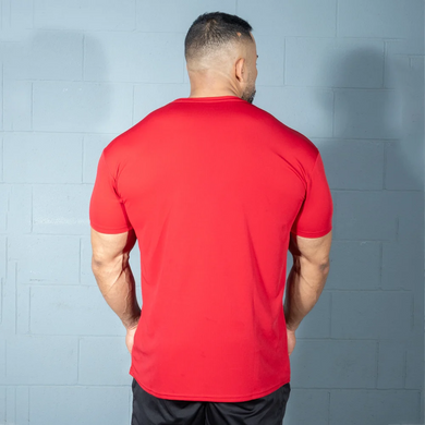 Better Bodies Mesh Standard Tee (Chili Red) спортивна чоловіча футболка для бодібілдингу. F-1509 фото