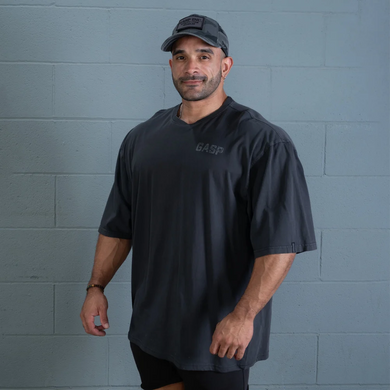 Gasp Rep Iron Tee (Washed Black) cпортивна чоловіча футболка для бодібілдингу. F-1522 фото