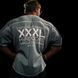 Explosive Fibres Ltd "Classic XXXL Logo" Vintage Wash Loop stitched Rag Top Pool Blue (Limited Edition) спортивна чоловіча футболка для бодібілдингу. F-1469 фото 2