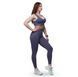 Спортивний жіночий топ Yava Seamless Bra (Gray) Gorilla Wear SB-39 фото 1