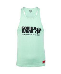 Gorilla Wear Classic Tank Top (Mint) спортивна чоловіча майка для бодібілдингу M-1338 фото
