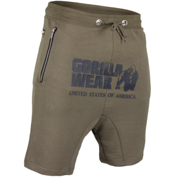 Спортивные мужские шорты Alabama Drop Shorts (Green) Gorilla Wear SH-404 фото