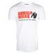 Gorilla Wear  Classic T-shirt (White) спортивна чоловіча футболка для бодібілдингу. F-116 фото 2