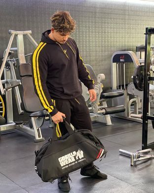 Спортивна чоловіча худі  Banks Hoodie (Black/Yellow) Gorilla Wear BH-1062 фото
