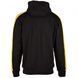 Спортивна чоловіча худі  Banks Hoodie (Black/Yellow) Gorilla Wear BH-1062 фото 4