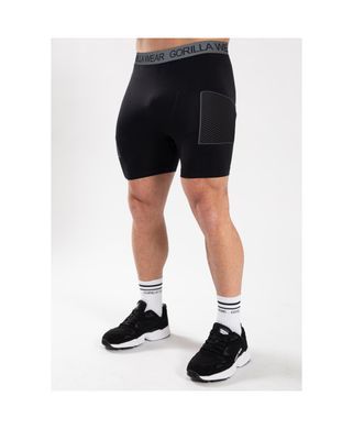 Спортивьіе мужские шортьі Norton Seamless Short (Black)  Gorilla Wear ShC-742 фото