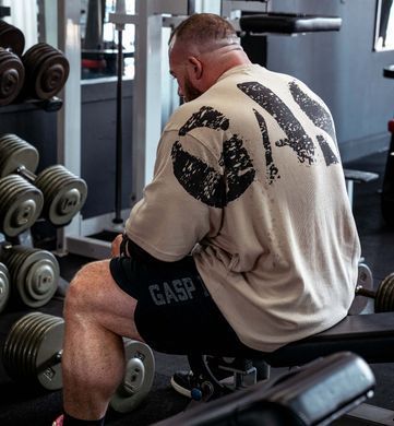 Gasp Iron Thermal Tee (Desert) cпортивна чоловіча футболка для бодібілдингу. F-1523 фото