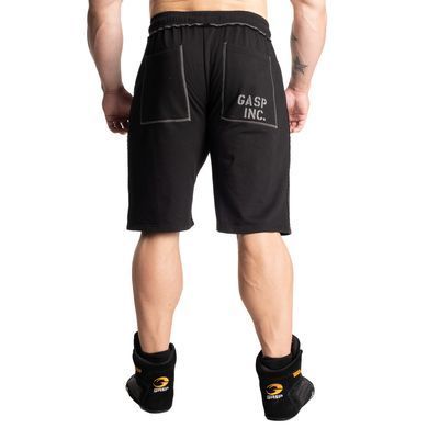 Gasp Division Sweatshorts (Black) спортивні чоловічі шорти для бодібілдинга  SwS-845 фото