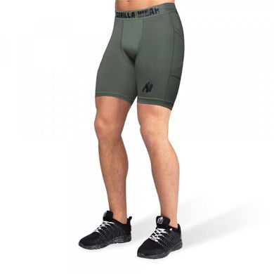 Спортивні чоловічі шорти Smart Shorts (Army Green) Gorilla Wear  ShC-28 фото