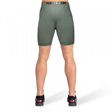 Спортивные мужские шорты Smart Shorts (Army Green) Gorilla Wear  ShC-28 фото