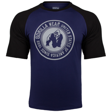 Спортивна чоловіча футболка Texas T-Shirt (Navy/Black) Gorilla Wear   F-92 фото