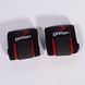 GASP wrist wraps (Black/Red) спортивні кистьові бинти для бодібілдингу. WrW-1485 фото 1
