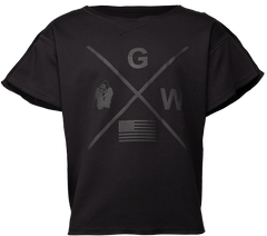 Спортивная мужская футболка Sheldon Workout Top (Black) Gorilla Wear Tt-533 фото