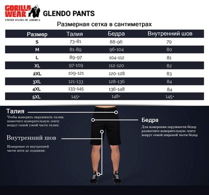 Спортивные мужские штаны Glendo Pants (Anthracite) Gorilla Wear   JP-887 фото