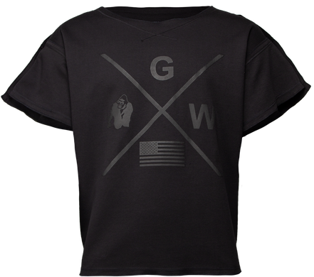 Спортивная мужская футболка Sheldon Workout Top (Black) Gorilla Wear Tt-533 фото