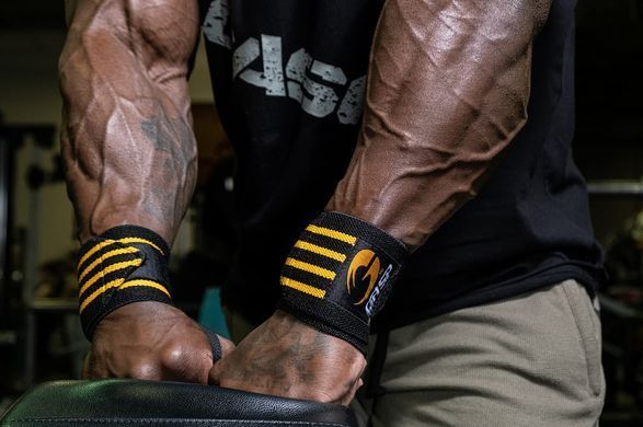 GASP Hardcore wrist wraps (Black) спортивні кистьові бинти для бодібілдингу. WrW-1488 фото