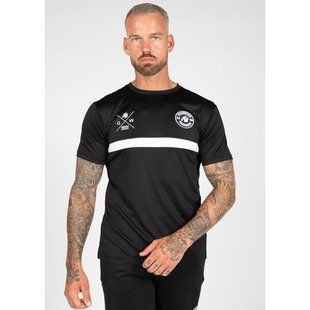Спортивная мужская футболка Vernon T-Shirt (Black) Gorilla Wear  F-189 фото
