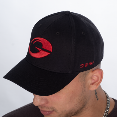 Gasp baseball cap (Black/Red) спортивна чоловіча кепка. Cap-1479 фото