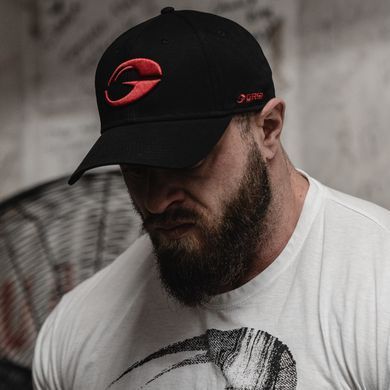Gasp baseball cap (Black/Red) спортивна чоловіча кепка. Cap-1479 фото