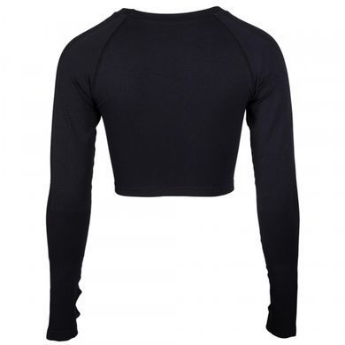 Gorilla Wear Hilton Long Sleeve (Black) спортивний жіночий топ для фітнесу TLs-1448 фото