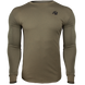 Спортивная мужская футболка Williams Longsleeve (Green)  Gorilla Wear LS-743 фото 1