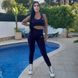 Спортивні жіночі легінси Neiro Seamless (Black) Gorilla Wear JsL-1415 фото 5