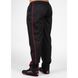 Спортивные мужские штаны Wallace Mesh Pants (Black/Red) Gorilla Wear MhP-1120 фото 3