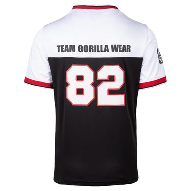 Спортивна чоловіча футболка Trenton Football Jersey (Black/White) Gorilla Wear  F-16 фото
