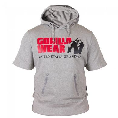 Спортивная мужская кофта Boston Hoodie (Gray) Gorilla Wear  HT-13 фото