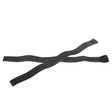 GASP Gasp Leather Straps (Black) спортивні унісекс лямки для тяги.  LLS-1502 фото