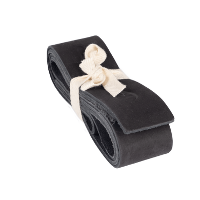 GASP Gasp Leather Straps (Black) спортивні унісекс лямки для тяги.  LLS-1502 фото