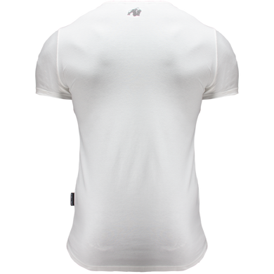 Спортивна чоловіча футболка  Hobbs T-shirt (White)  Gorilla Wear F-744 фото