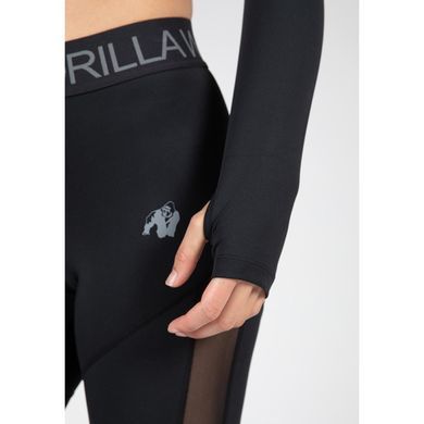 Gorilla Wear Osseo Long Sleeve (Black) спортивный женский топ для фитнеса TsJ-207 фото